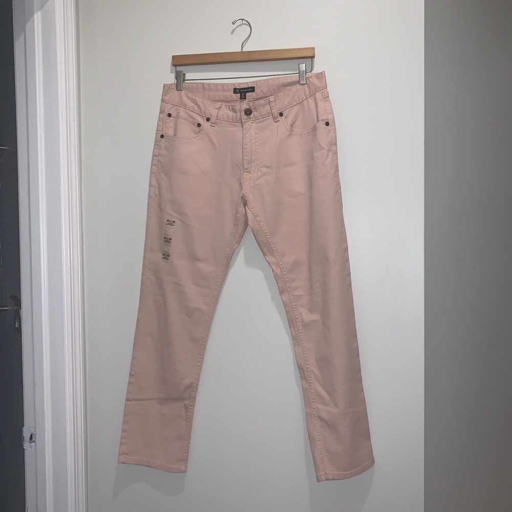 Baby pink / peach / cream men’s pants